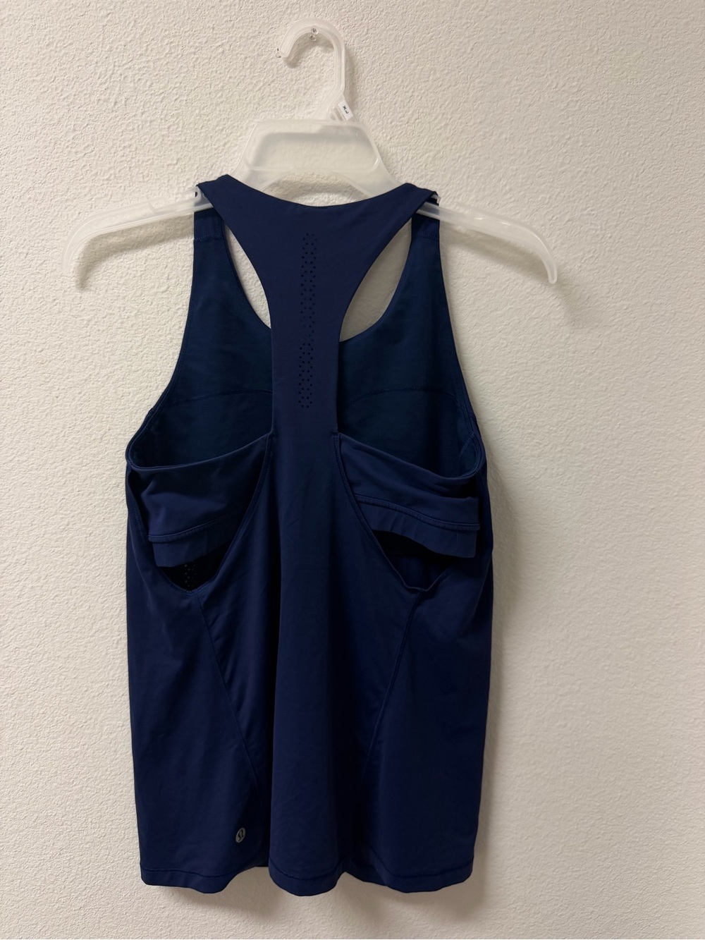 lululemon athletica Navy Racerback Tank Top with Built-In Pockets